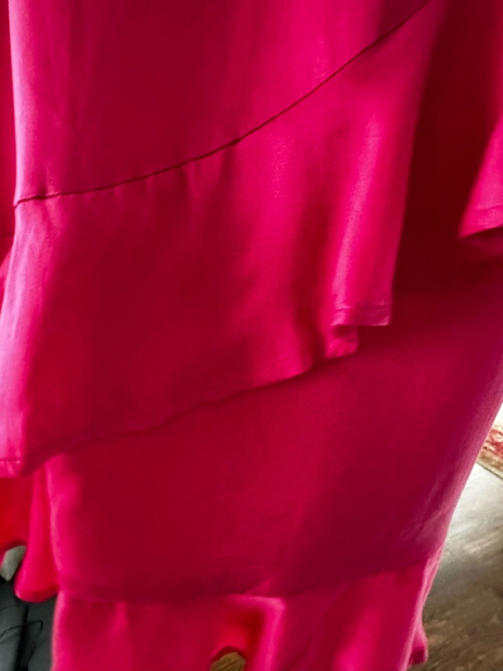 Lovers + Friends Hot Pink Satin Slip Mini Dress Women's S | NWT Party Dress - Picture 11 of 16